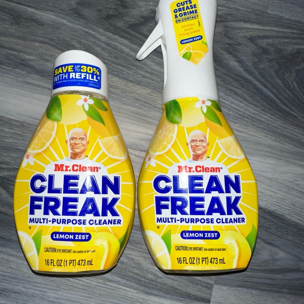 Mr Clean Freak Multi-Surface Deep Cleaning Mist Lemon Zest 16oz SPRAY & REFILL